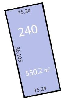 Lot 240 -  550sqms - Build your dream home!