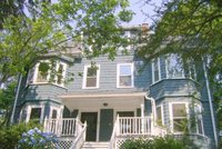 This is a gracious attached Victorian built in 1880 with 5 bedrooms and 3 full baths