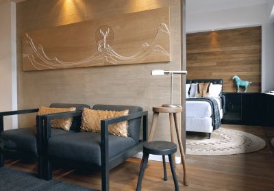 Art Deco apartment designed by Darren Palmer.