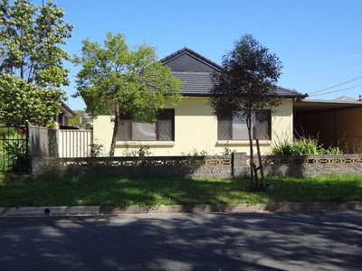 Solid brick family home.