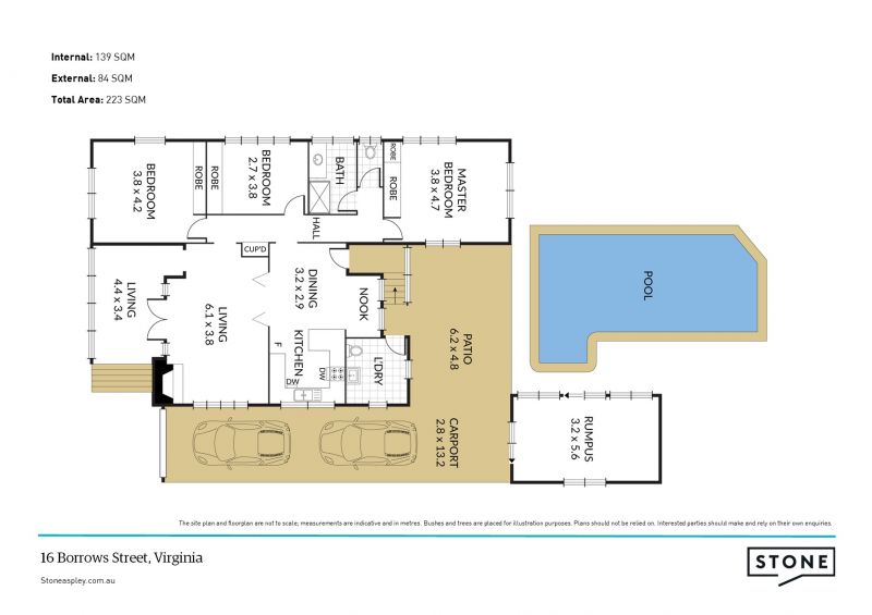 Immaculate cottage with swimming pool.