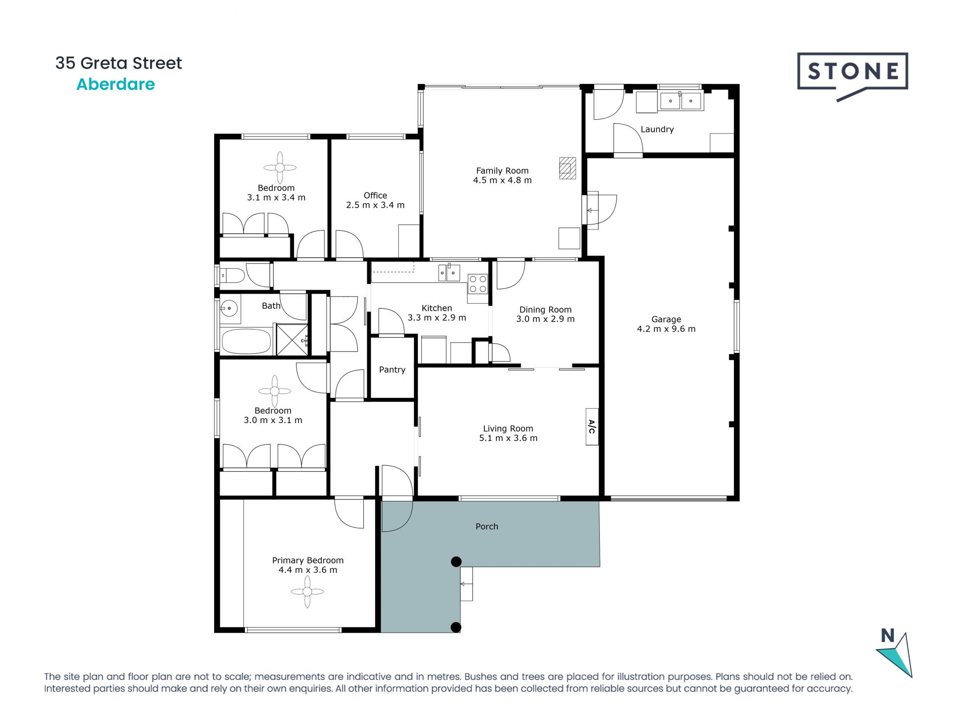 Large home on easy care block in a great location!