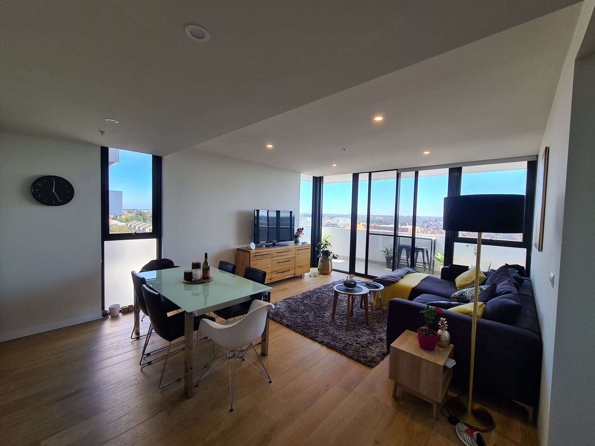 Spacious and light filled living at The Marque