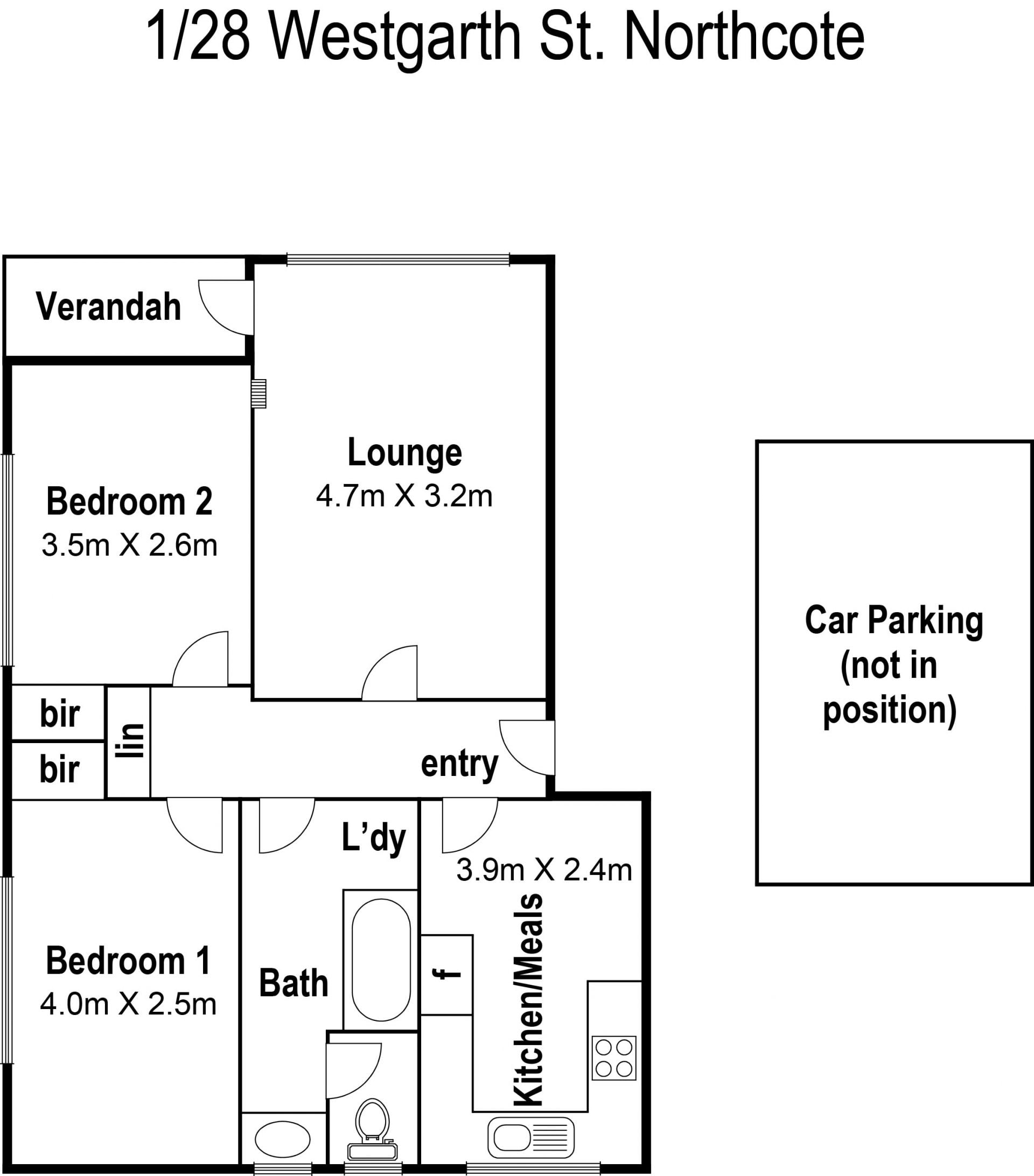 Excellent 2 Bedroom Apartment!