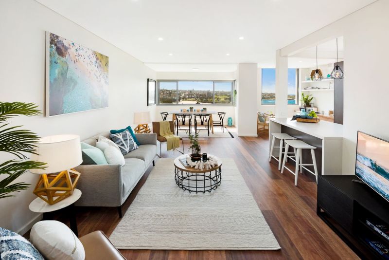 Rare North-east aspect with beach and ocean vistas