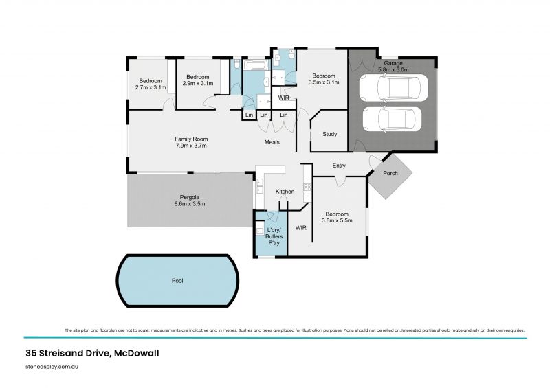 Spacious private lowset home