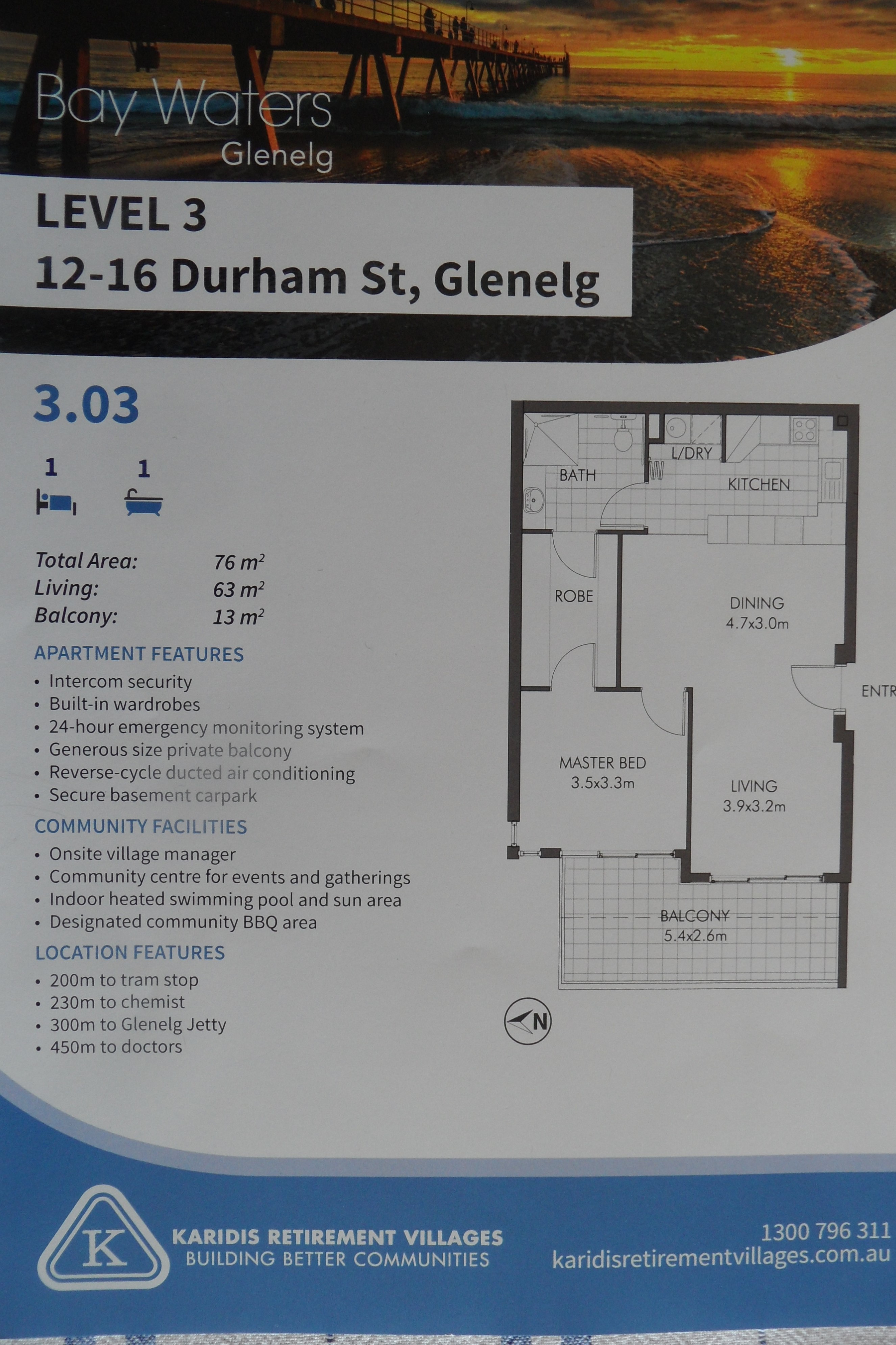 303/12 - 16  Durham Street Glenelg 5045
