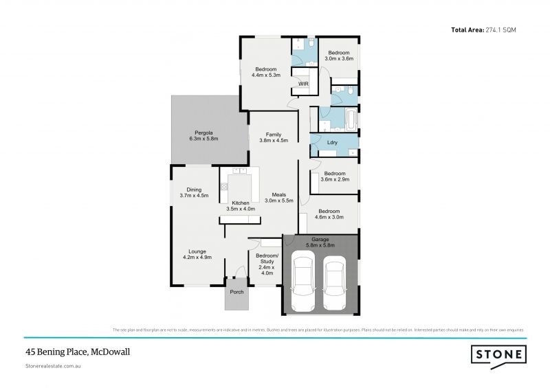 Spacious lowset perched on an elevated block