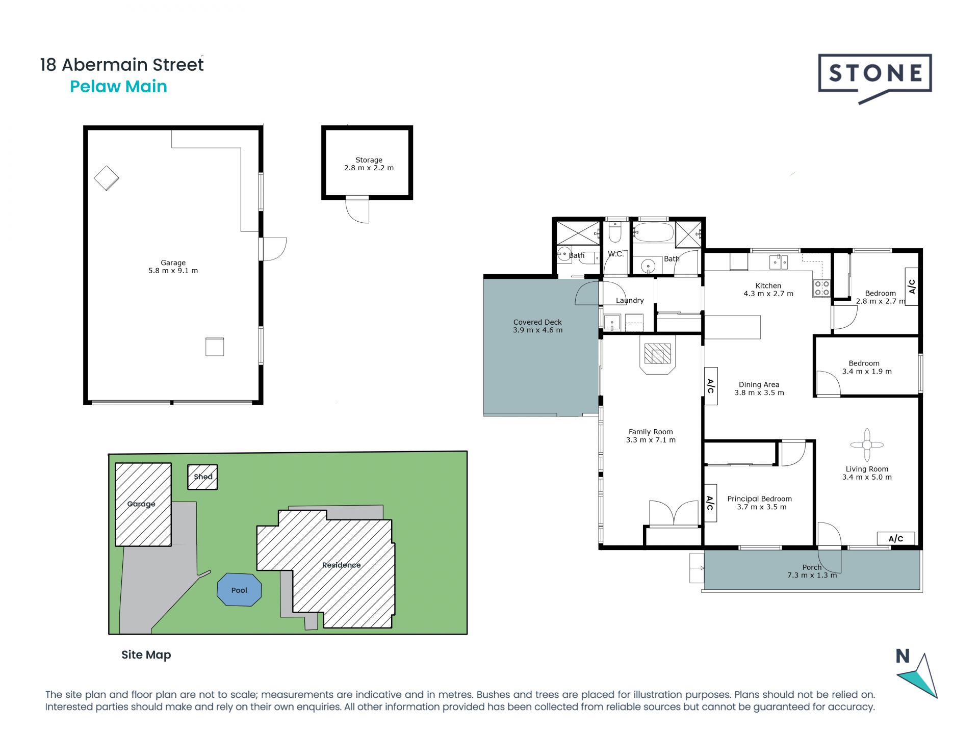 Location on point - corner block and surrounded by parks