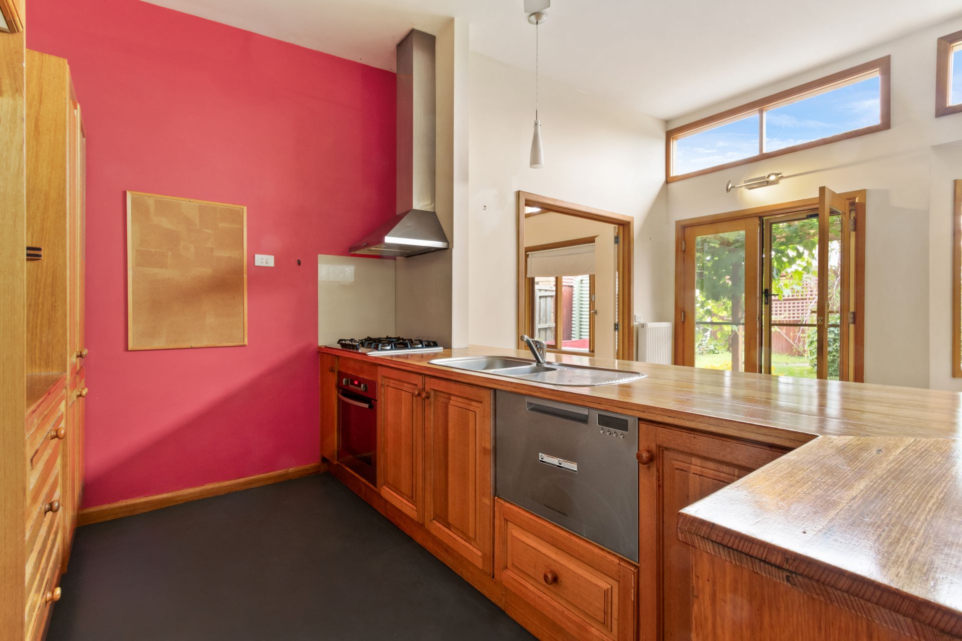 Versatile floorplan bathed in sunlight