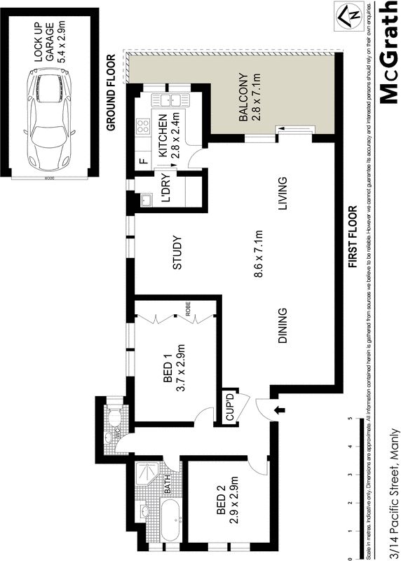 Beachside apartment of substantial proportions