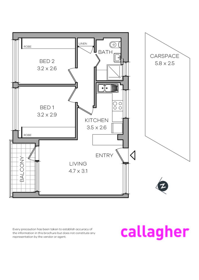 SOLD - Entry Level Two Bedroom Apartment with City Views