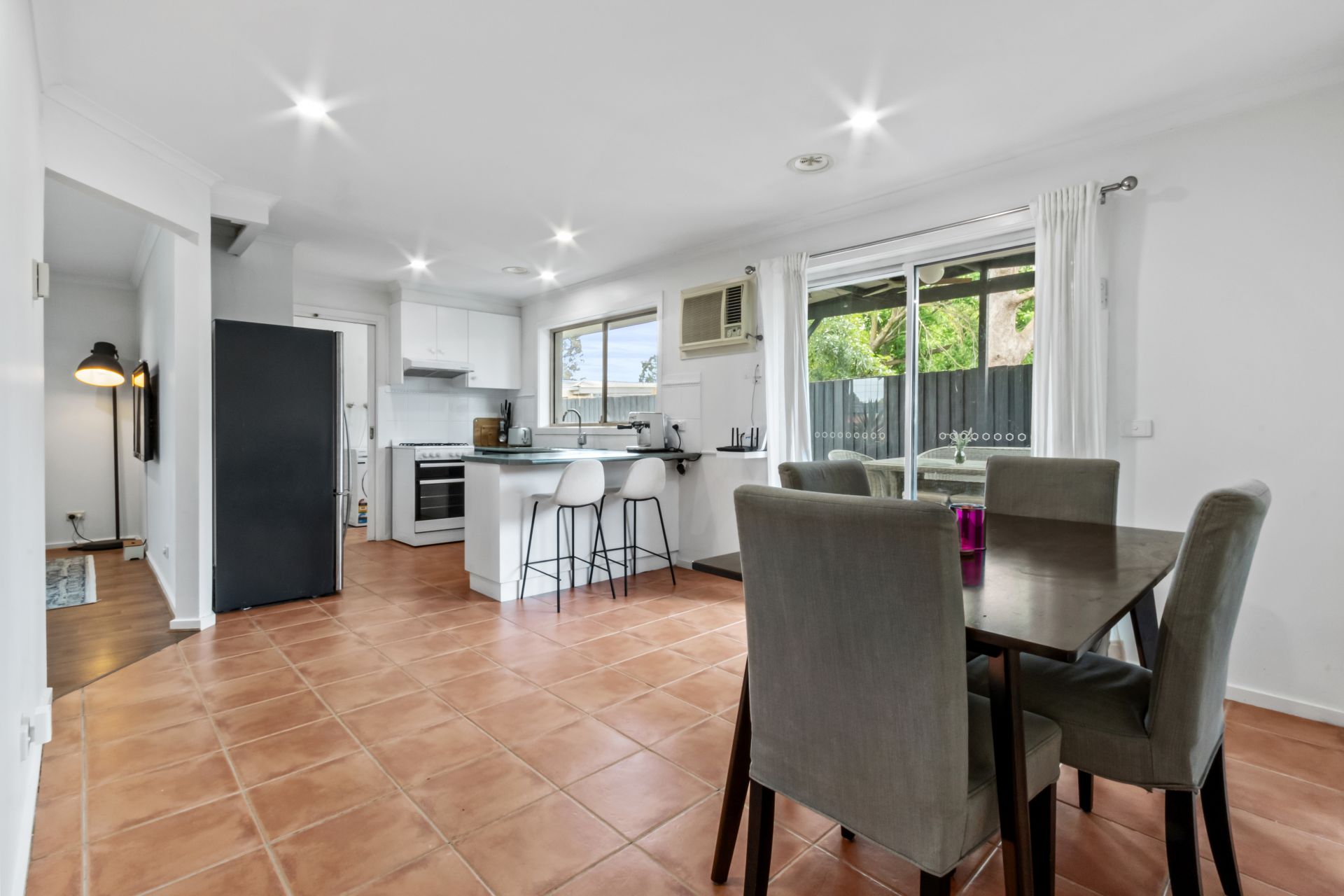 Versatile floorplan with spacious backyard