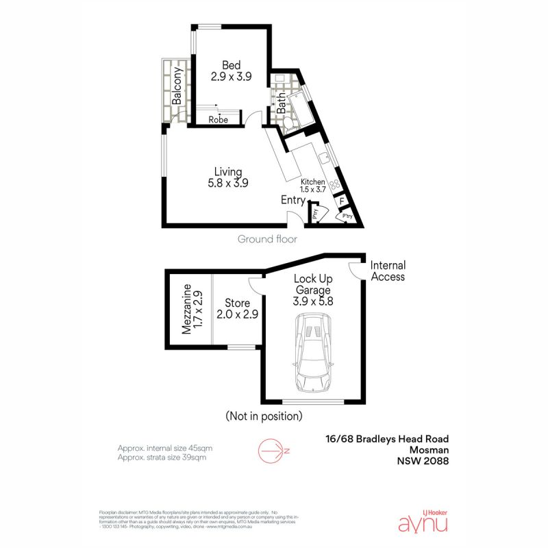 16/68 Bradleys Head Road Mosman 2088