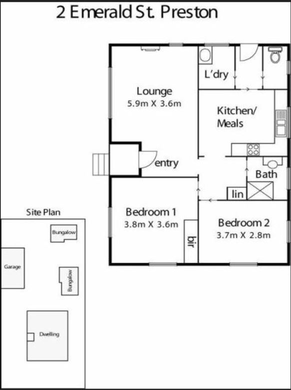 UPDATED HOME WITH TWO BUNGALOWS