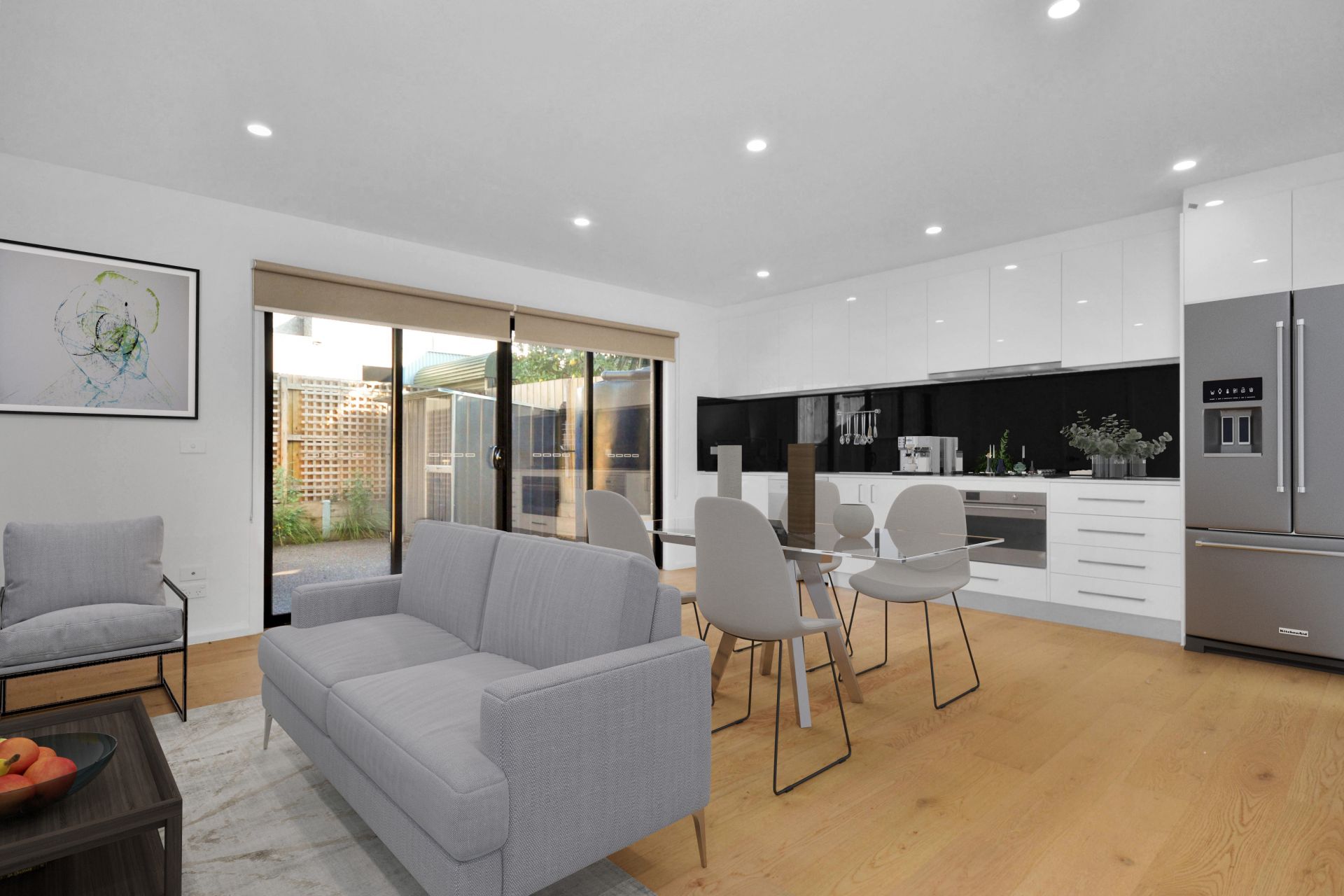 AS NEW THREE BEDROOM THREE BATHROOM TOWNHOUSE