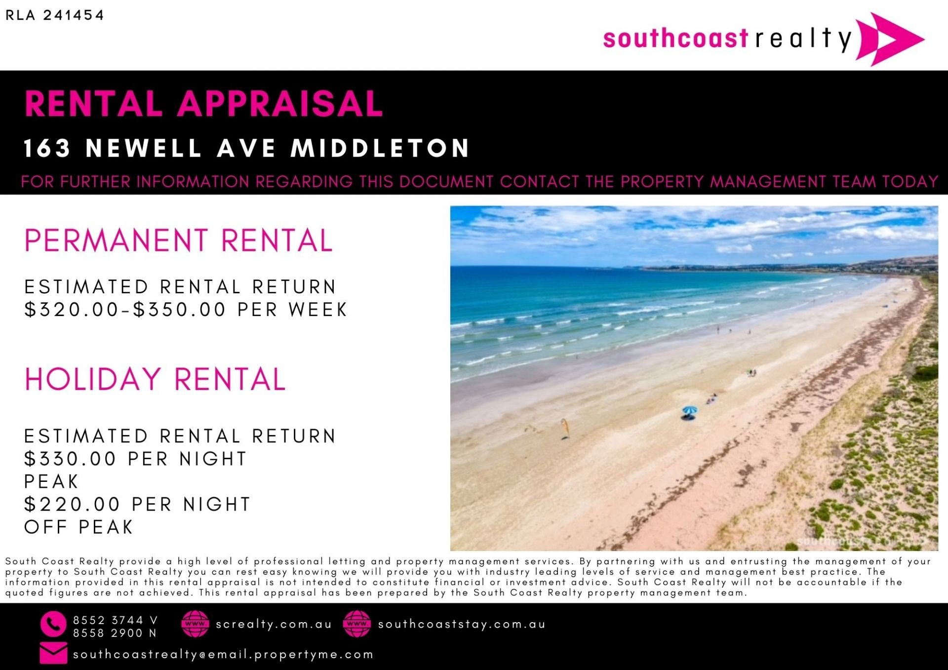 163 Newell Avenue, Middleton South Coast Realty