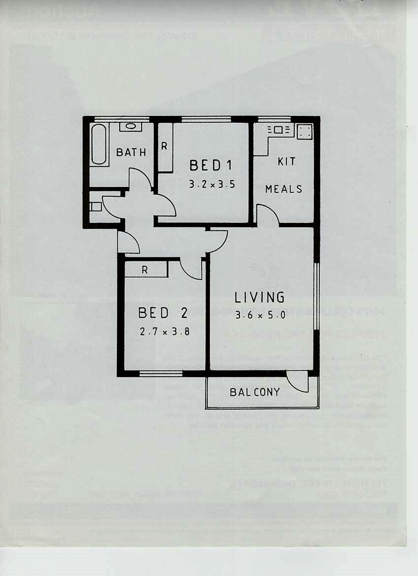 Spacious Refurbished Two Bedroom Apartment With Balcony