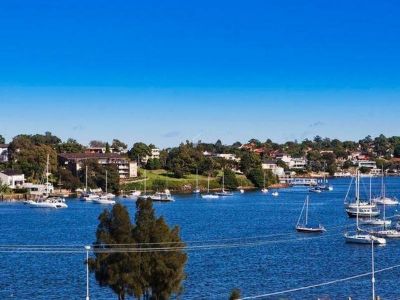 Generous light filled apartment with water views