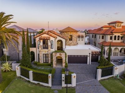 MAGNIFICENT EUROPEAN-INSPIRED GRANDEUR WITH SOUTH STRADBROKE VIEWS