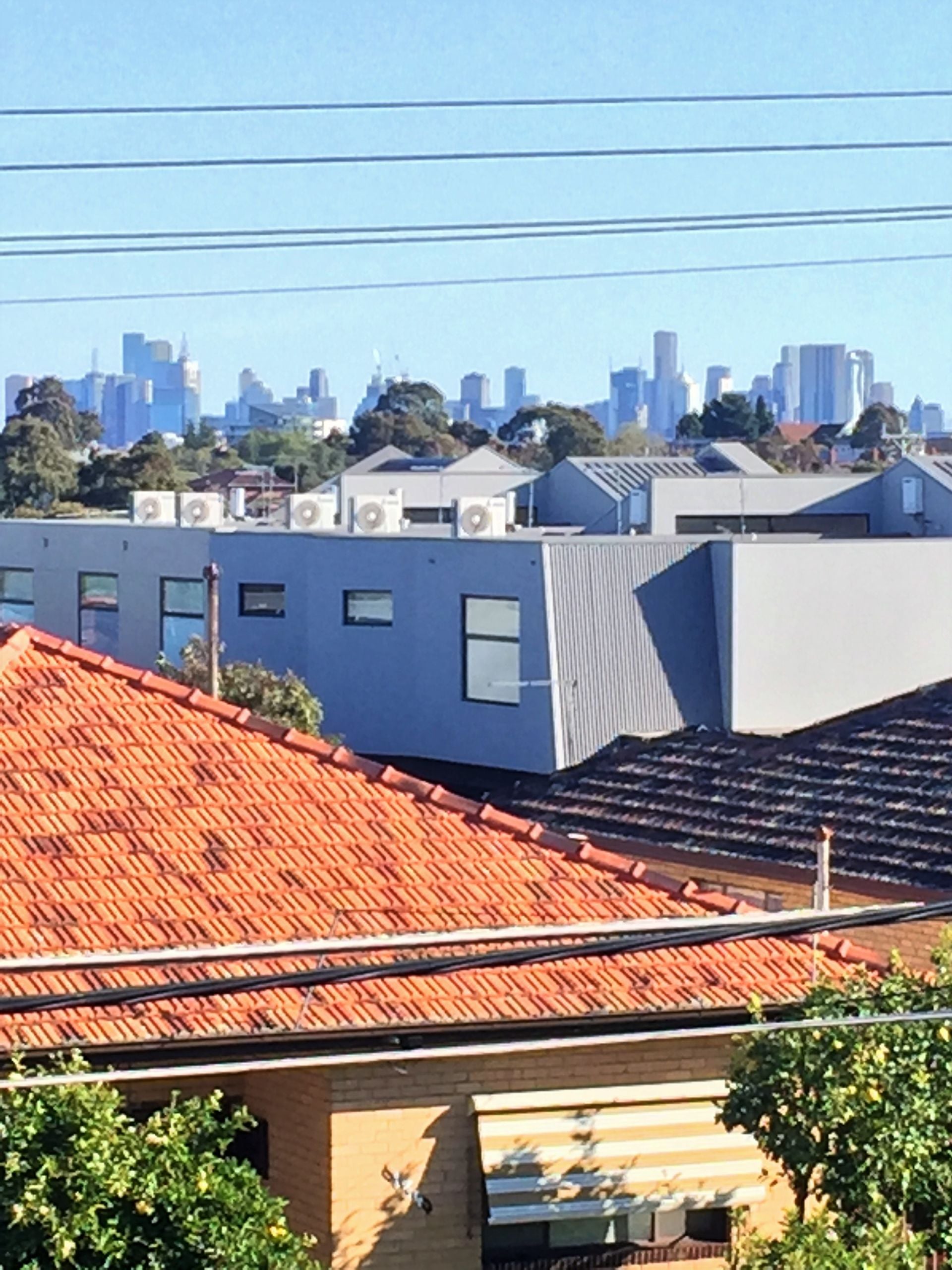 Large Balcony with City Views