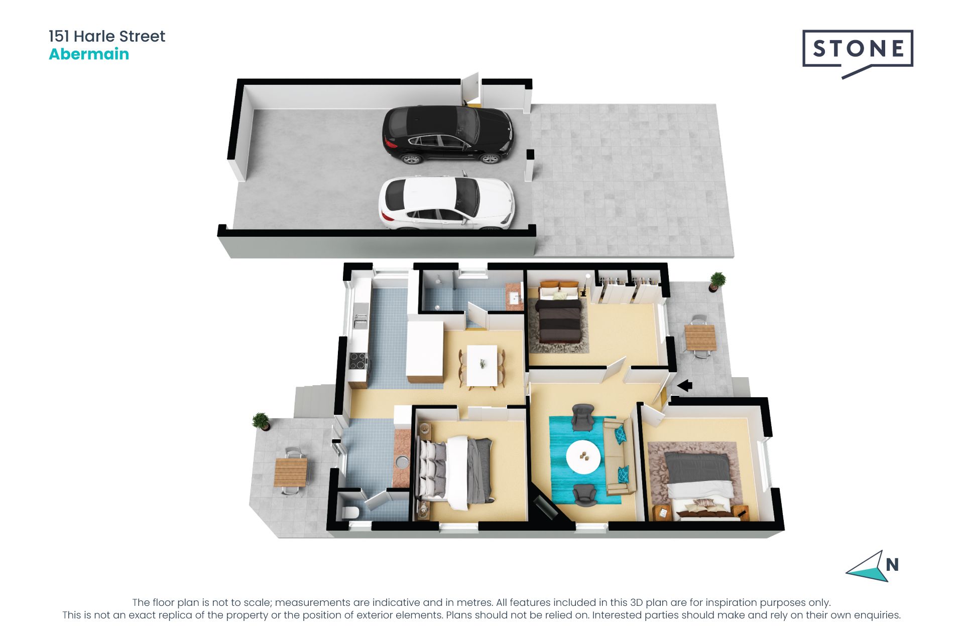 Just-renovated style, massive garage