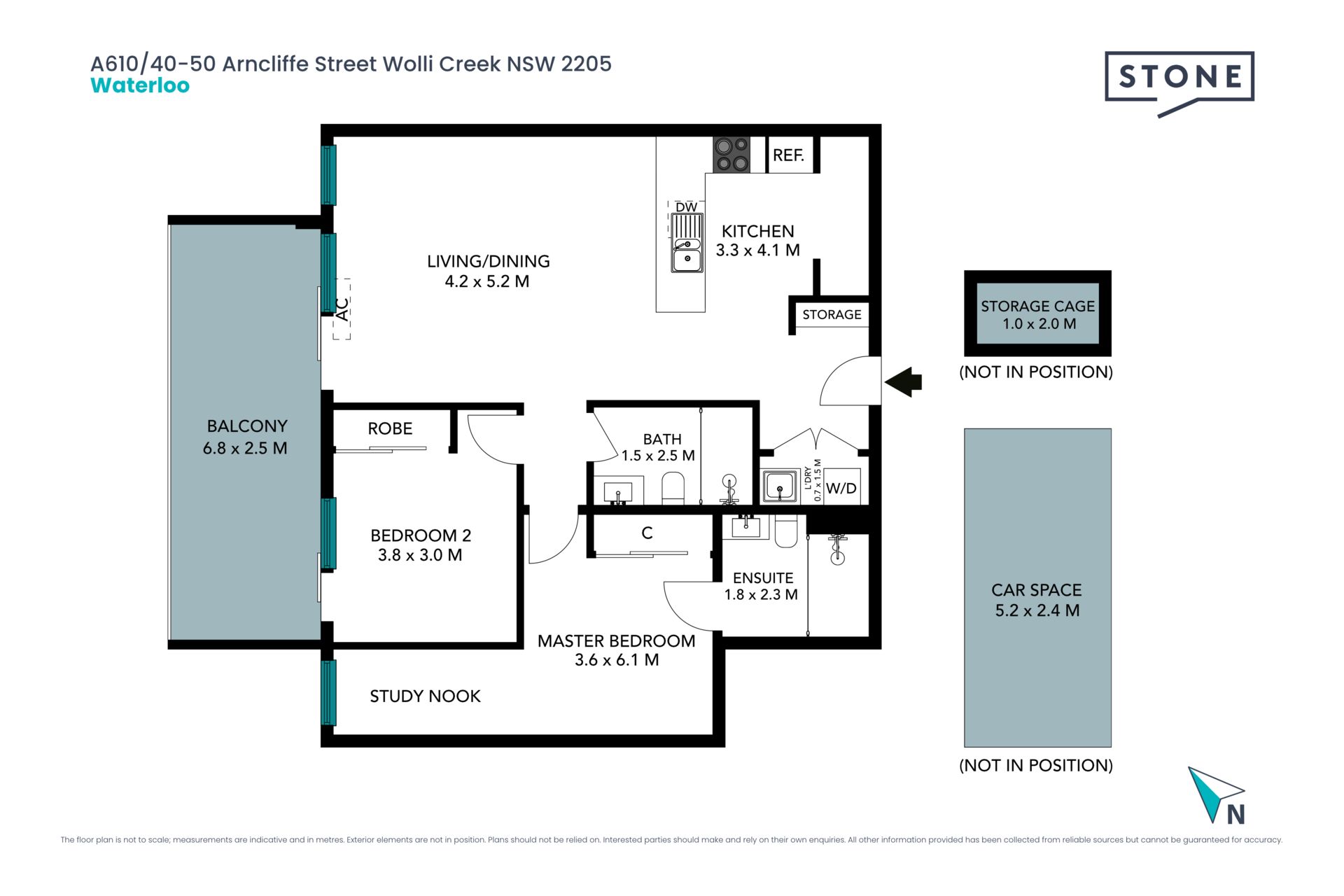 Modern Large & North-West Facing Two Bedroom Apartment !