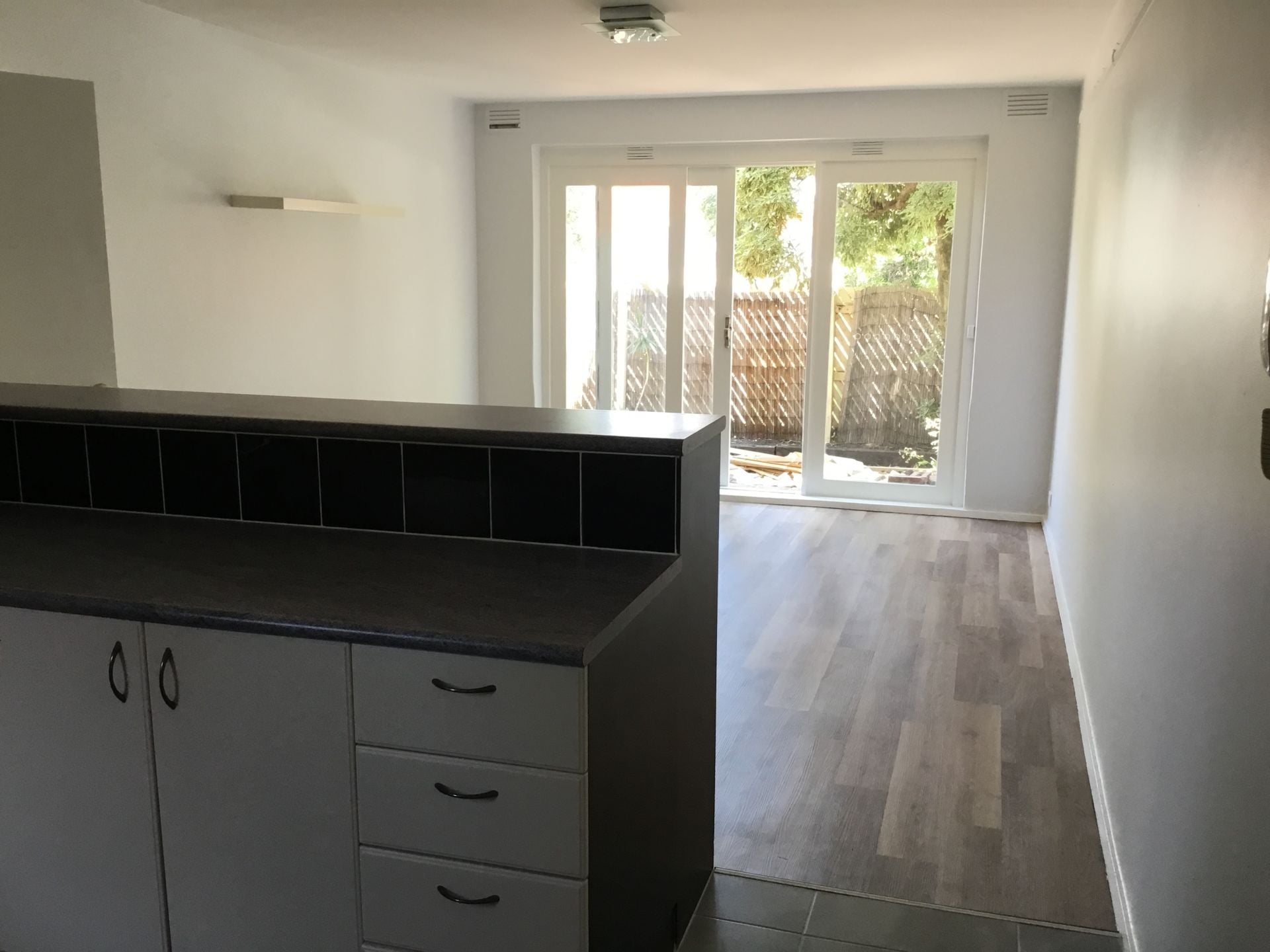 Refurbished apartment with a Private Courtyard!