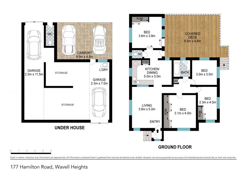 Decked out! Super central position!