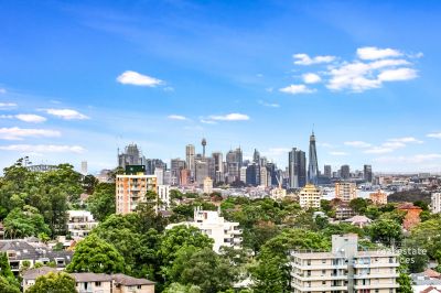 City Views from Level 13 Apartment in Luxury St Leonards Square Building