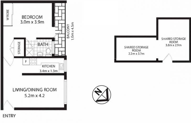 SOLD - Bright and Airy One Bedroom Unit