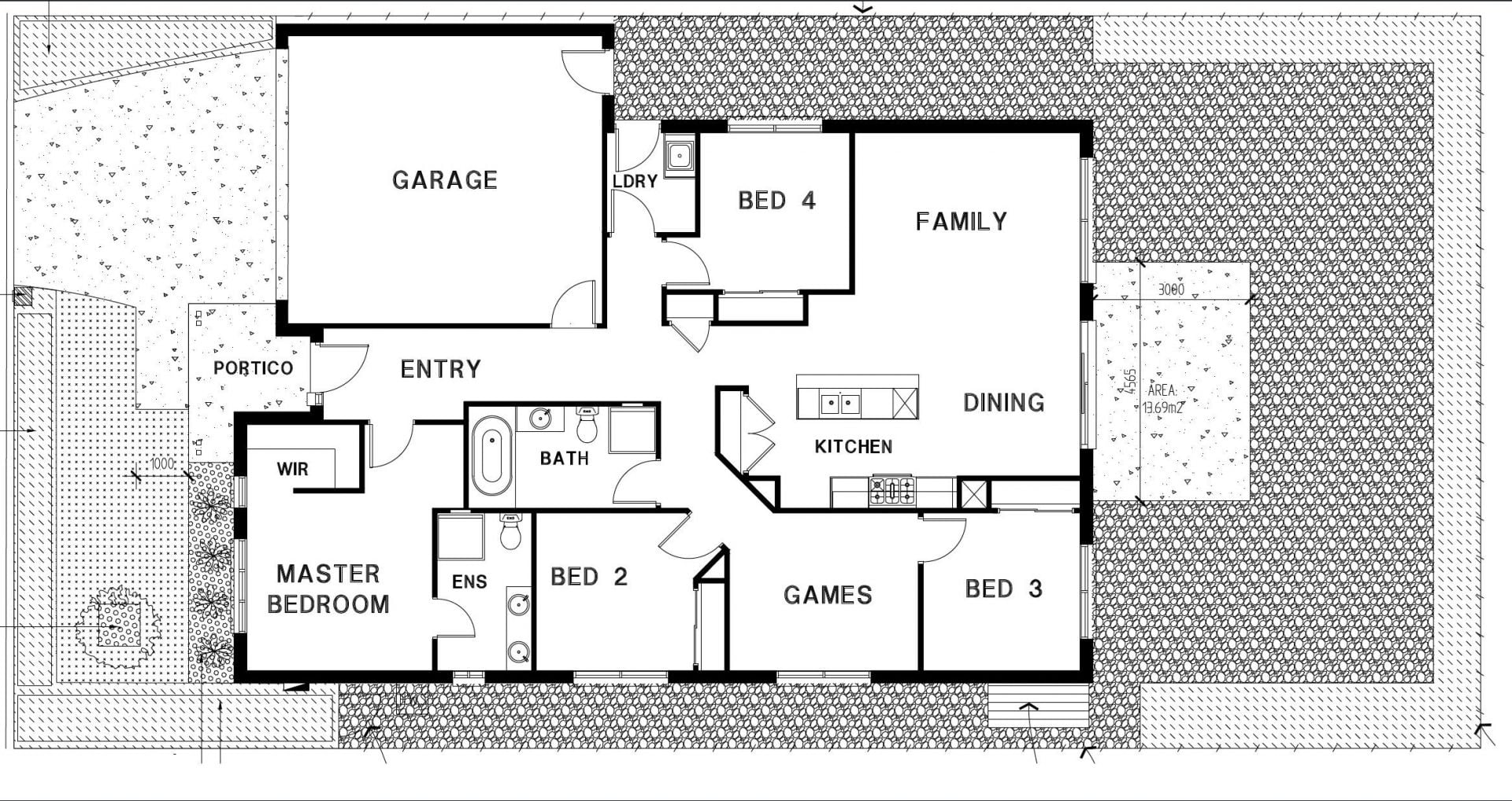 FOUR BEDROOM FAMILY FAVORITE