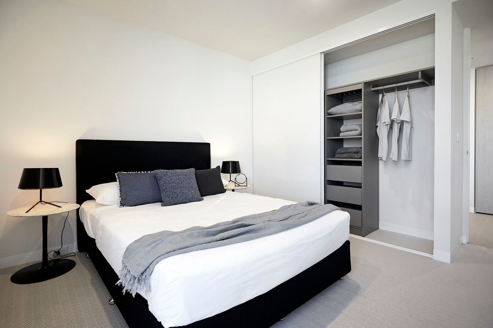 Spacious and light filled living at The Marque