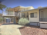 Split level house built designed for energy efficiency 