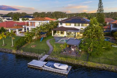North-Facing Waterfront Entertainer in Exclusive Parkwater Terrace