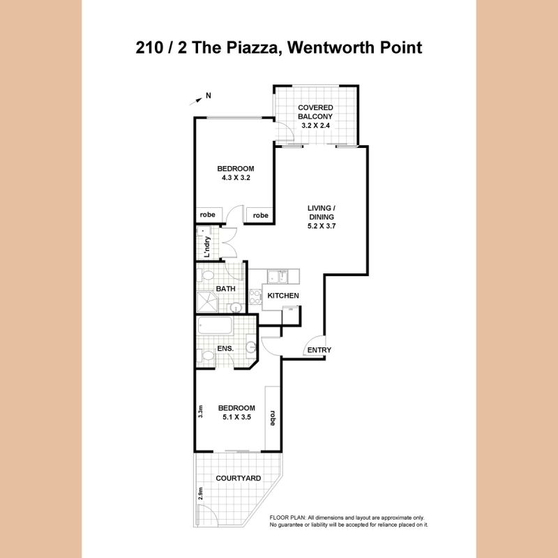 Real Estate For Lease 210/2 The Piazza Wentworth Point , NSW