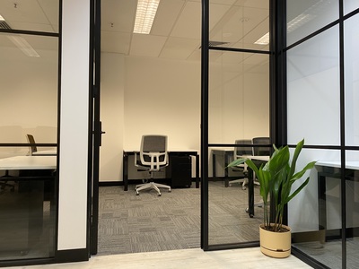 Private offices in Shared Workspace