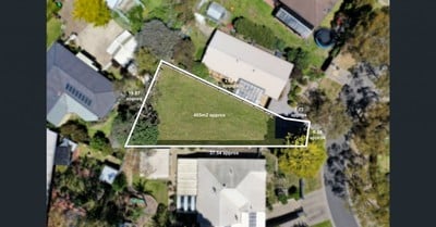 Stunning Land with street frontage and Planning Permit