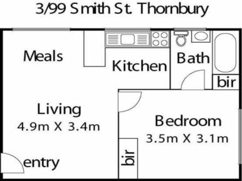 One Bedroom Apartment In The Heart Of Thornbury