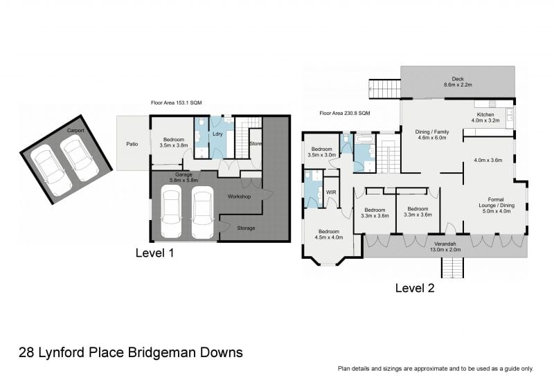 Large elevated family home with grandeur