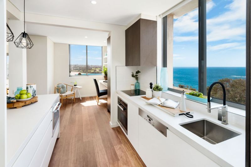 Rare North-east aspect with beach and ocean vistas