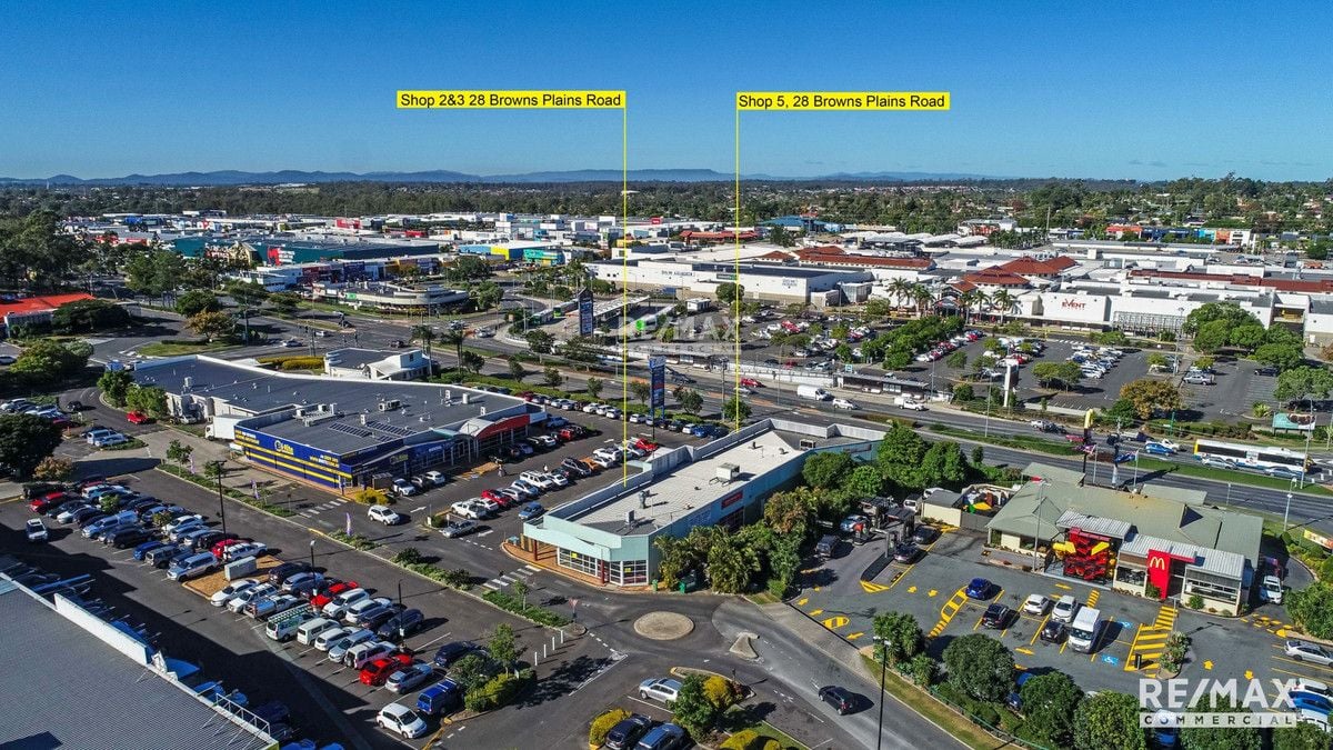 Real Estate For Commercial Lease Shops 2 & 3/28 Browns Plains