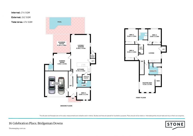 Spacious modern family home with internal lift.