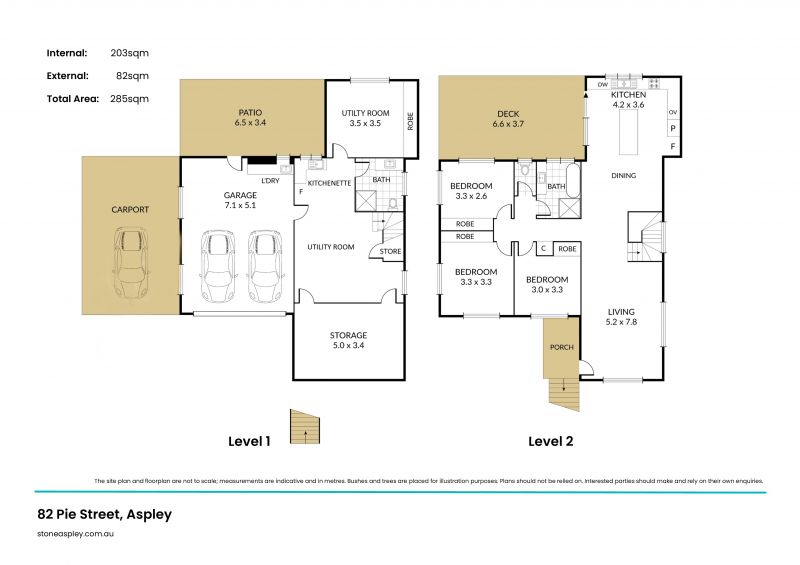 Fully renovated family living over two levels