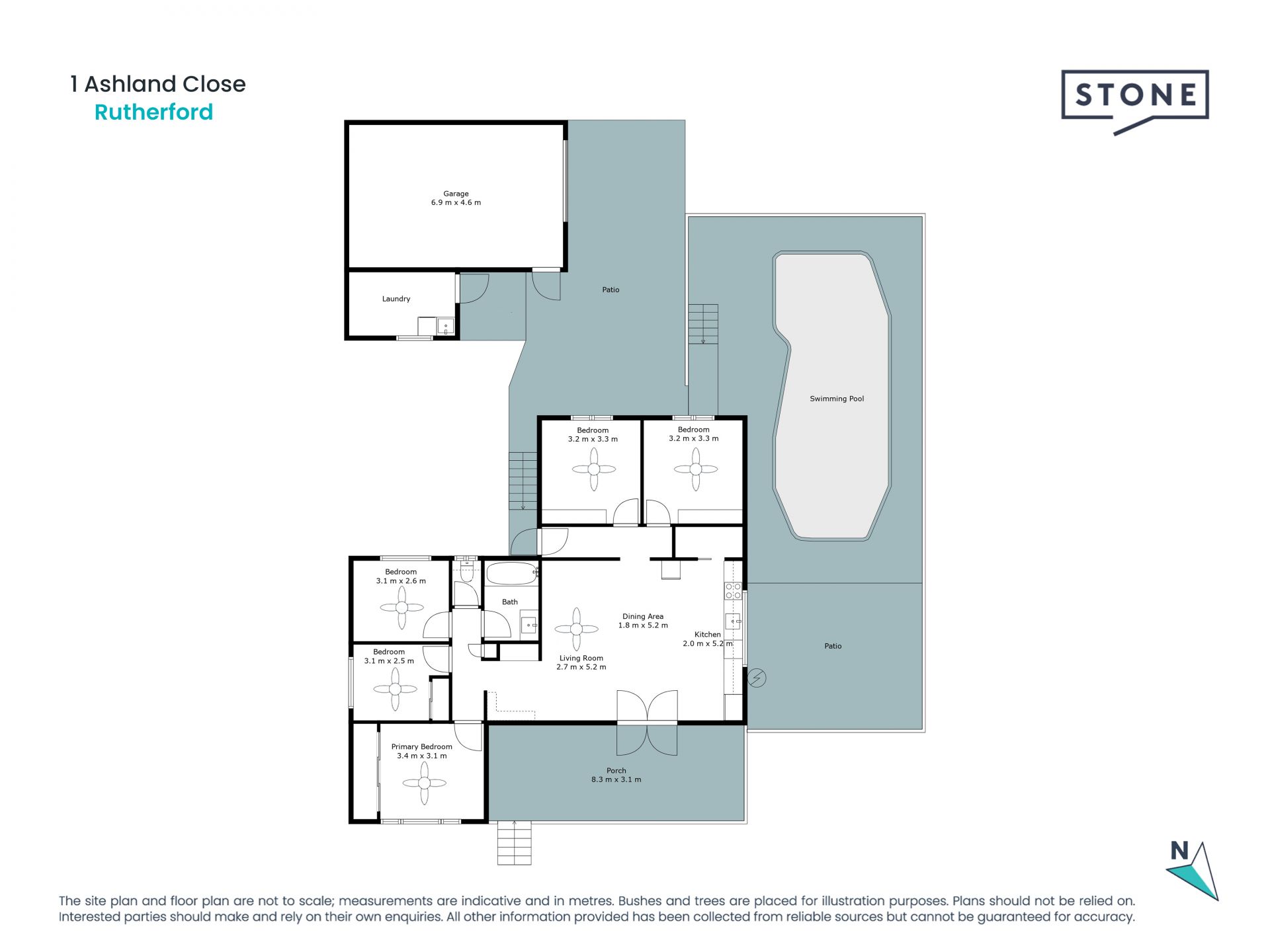 5-bedrooms PLUS in-ground pool and side access to garage!