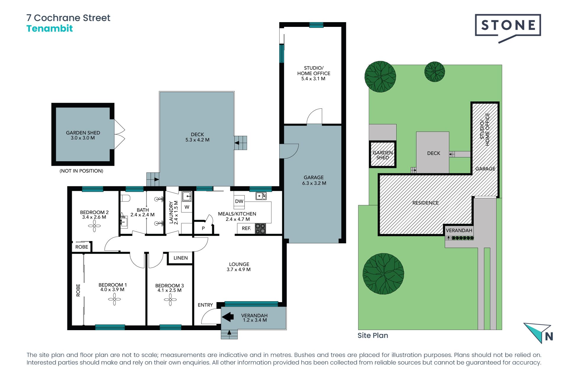 Renovated 3 bed plus studio in Tenambit!