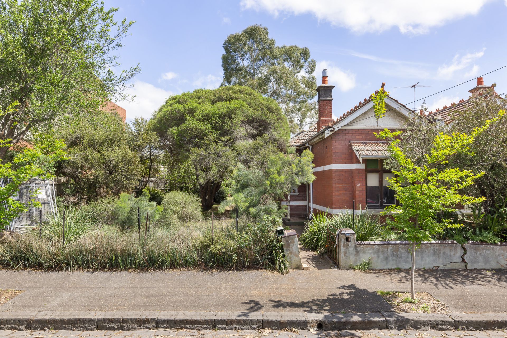 Secure the vacant block, the home or both