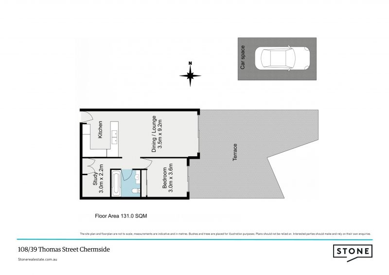 Enormous patio, epic location