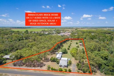 UNREAL PACKAGE ON 3.7 ACRES – HUGE OUTDOOR PAD - HEAPS OF SHED SPACE, TOWN WATER + 6.6KW SOLAR..