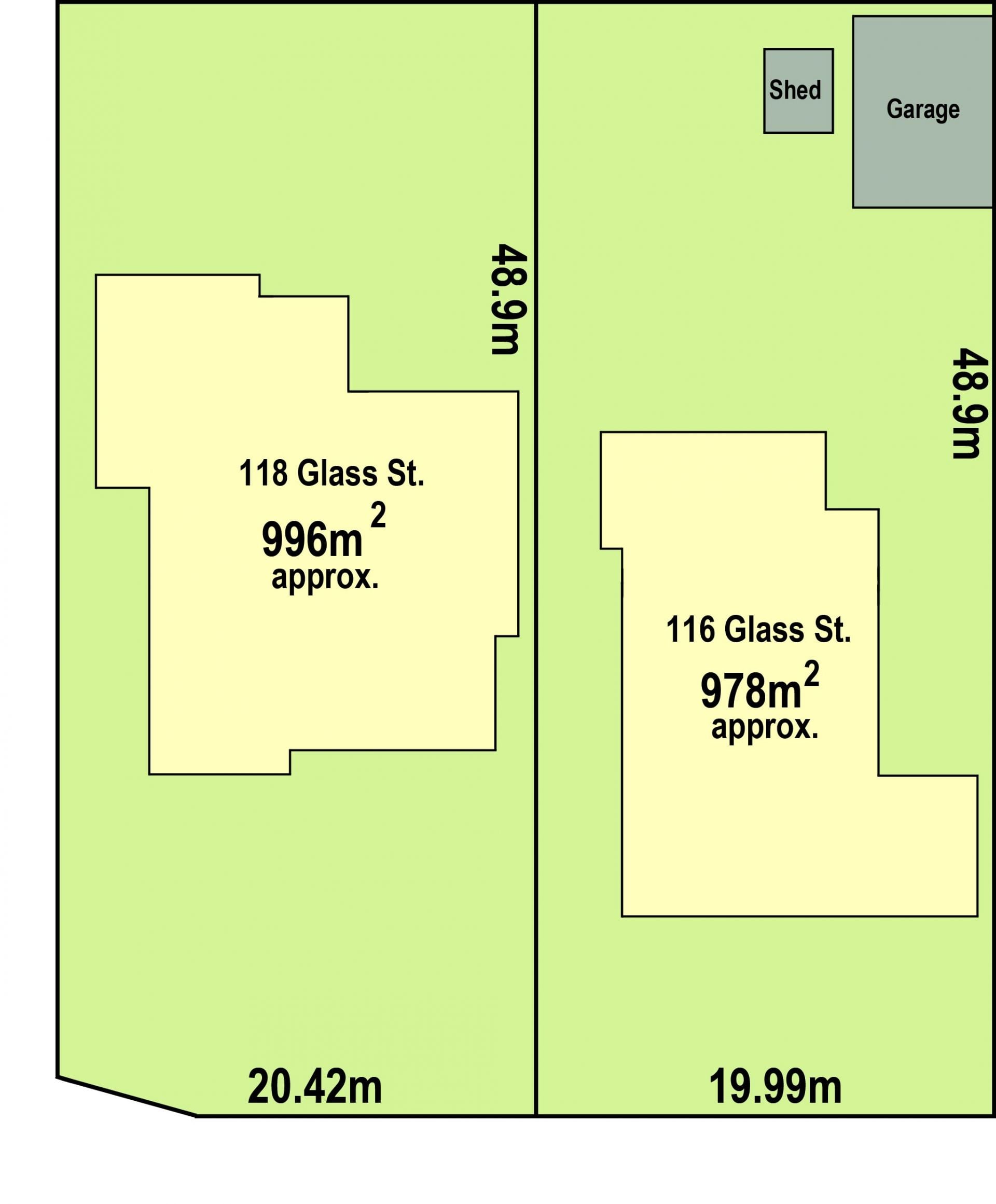 POTENTIAL DEVELOPMENT – (STCA) NORTH ESSENDON MAJOR ACTIVITY CENTRE 978m2 + 996m2 TOTAL 1974m2